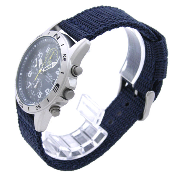 セイコー 逆輸入モデル SEIKO クロノグラフ 10気圧防水 SND379R 海外