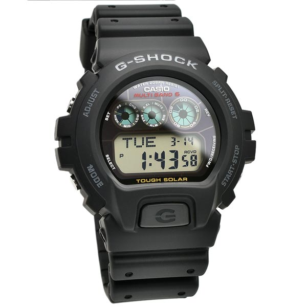カシオ Ｇショック G-SHOCK STANDARD タフソーラー 電波時計 MULTIBAND6 GW-6900-1JF メンズ