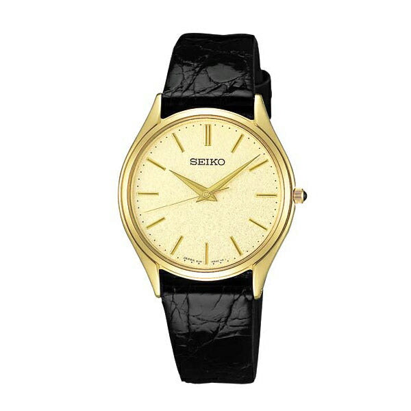 【希少品　美品　新品電池】 SEIKO DOLCE メンズ腕時計 金　黒 楽天市場】セイコー SEIKO ドルチェ メンズ 腕時計 8N41-6290 ゴールド
