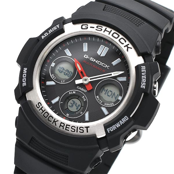 カシオ Ｇショック G-SHOCK タフソーラー 電波時計 MULTIBAND 6 AWG-M100-1AJF メンズ 腕時計 時計